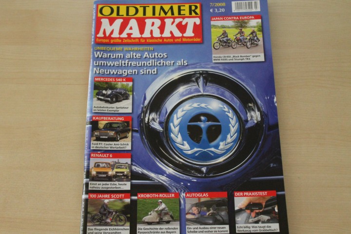 Deckblatt Oldtimer Markt (07/2008)